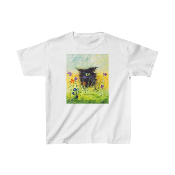 Kids' Black Cranky Cat T-Shirt!  Free Shipping
