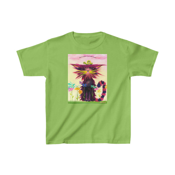 Kids' Cranky Cat with Inchworm T-Shirt!  Free Shipping