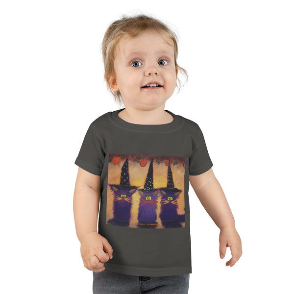 Toddlers' Halloween Witches Cranky Cat T-Shirt!  Free Shipping