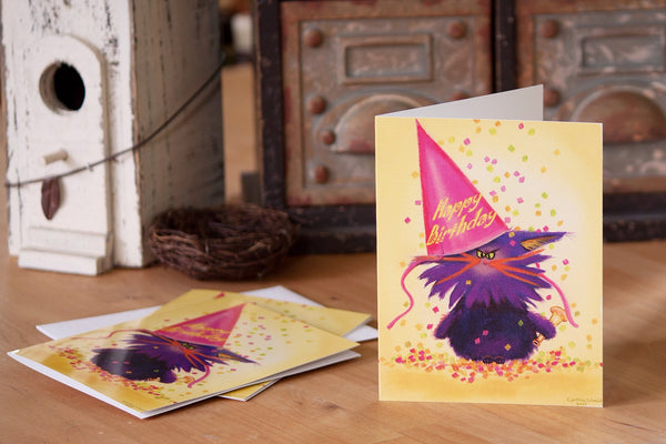Birthday Cranky Cat by Cindy Schmidt