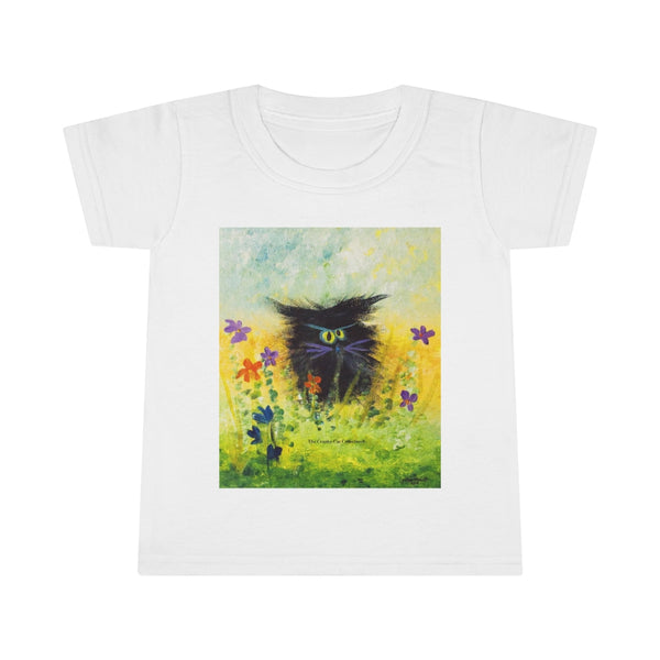Toddlers' Black Cranky Cat T-Shirt!  Free Shipping