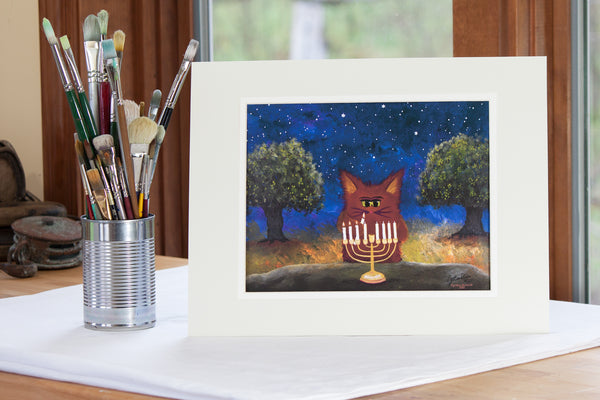 Hannukah Kitty — Cranky Cats Collection™ by Cindy Schmidt